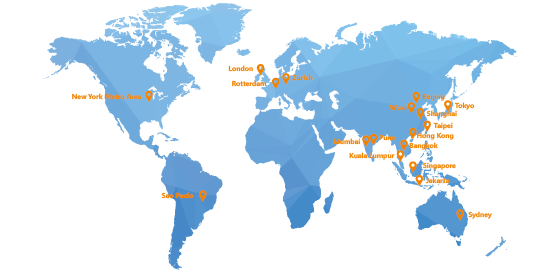 eBaoTech worldwide offices